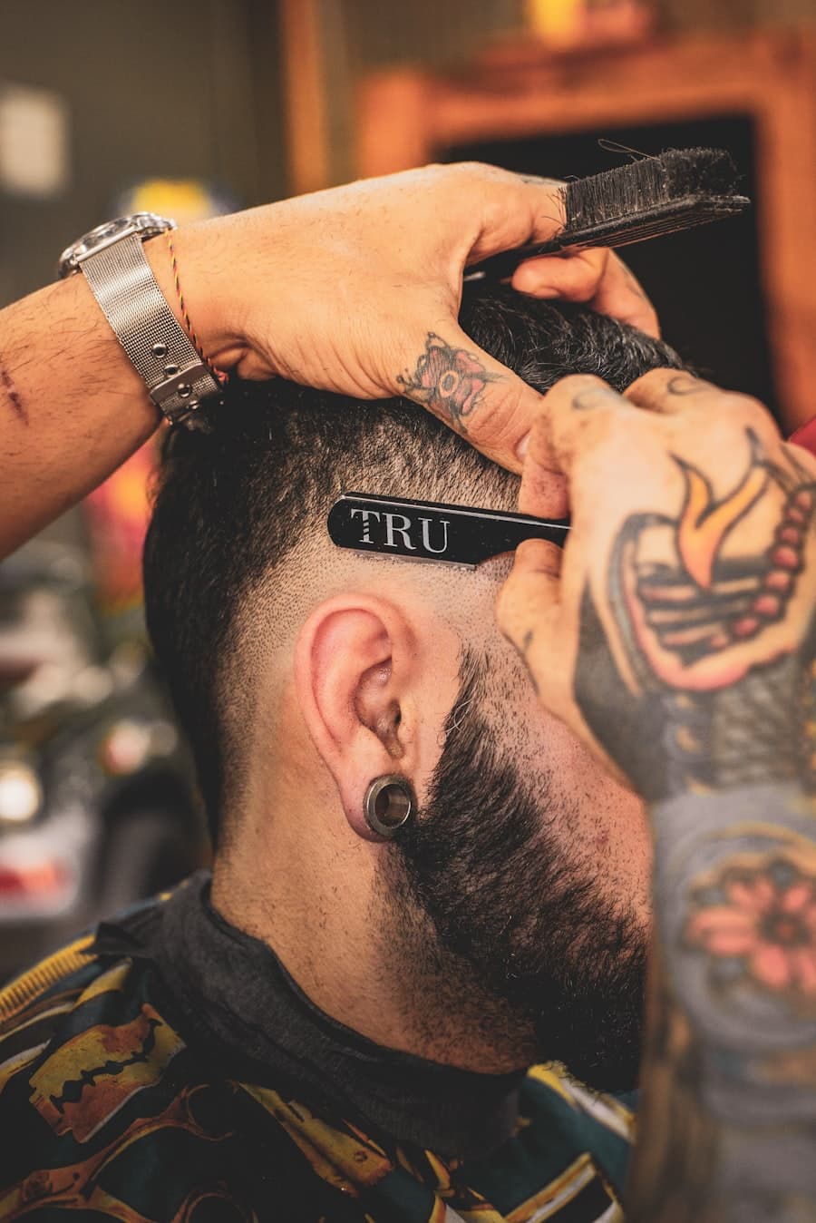 Marcus Harmon, owner and head barber