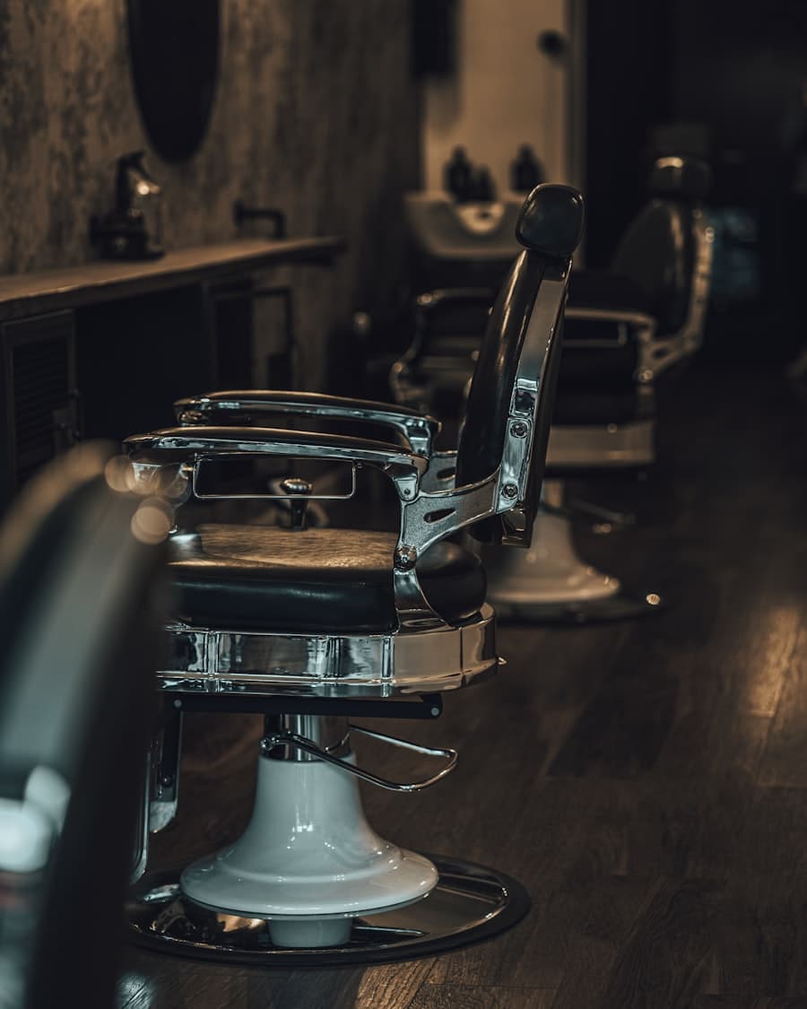 Barber chair ready