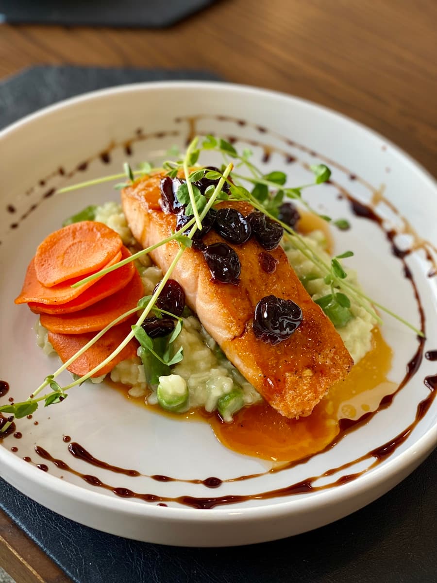 Wood-fired salmon