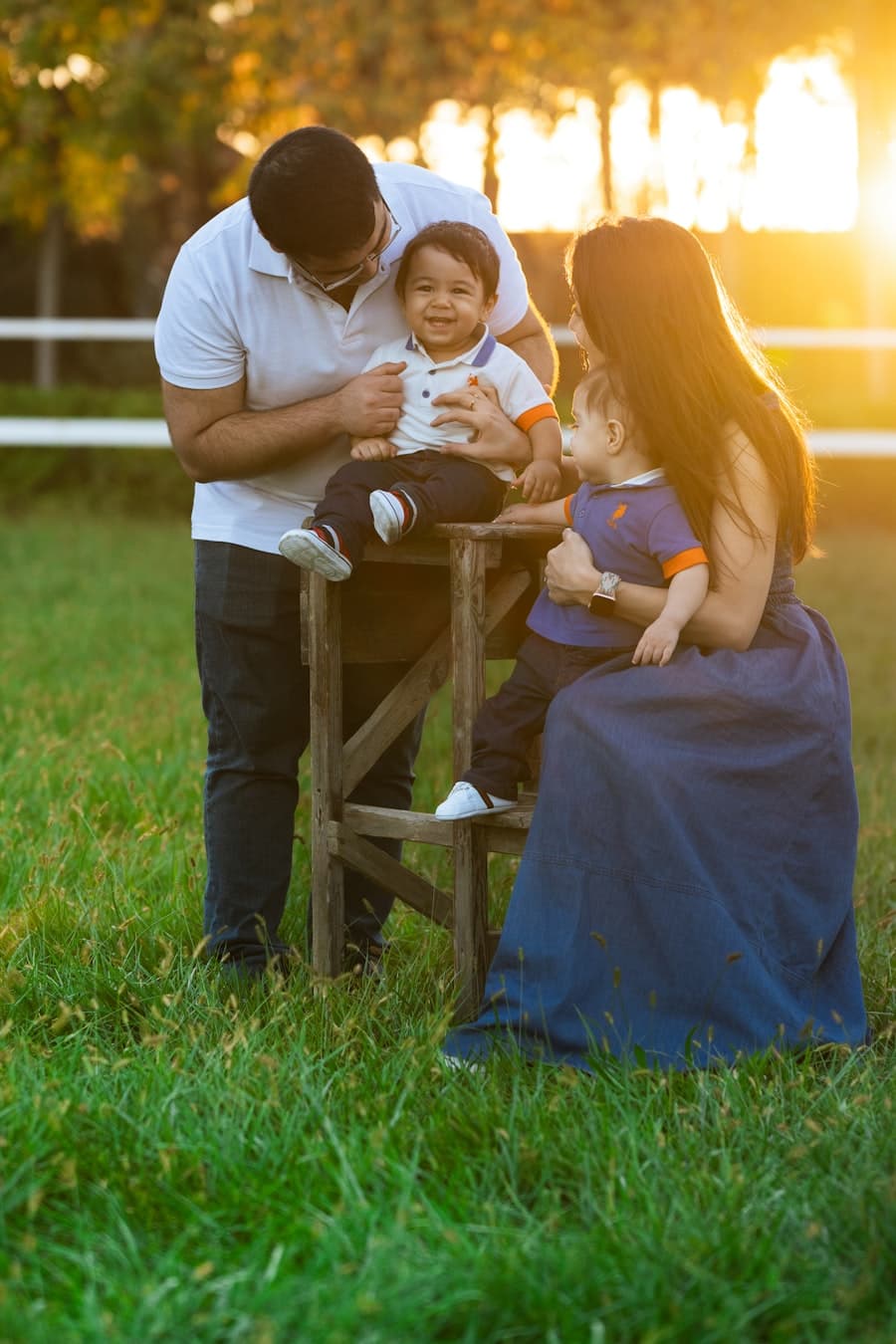 Family outdoors